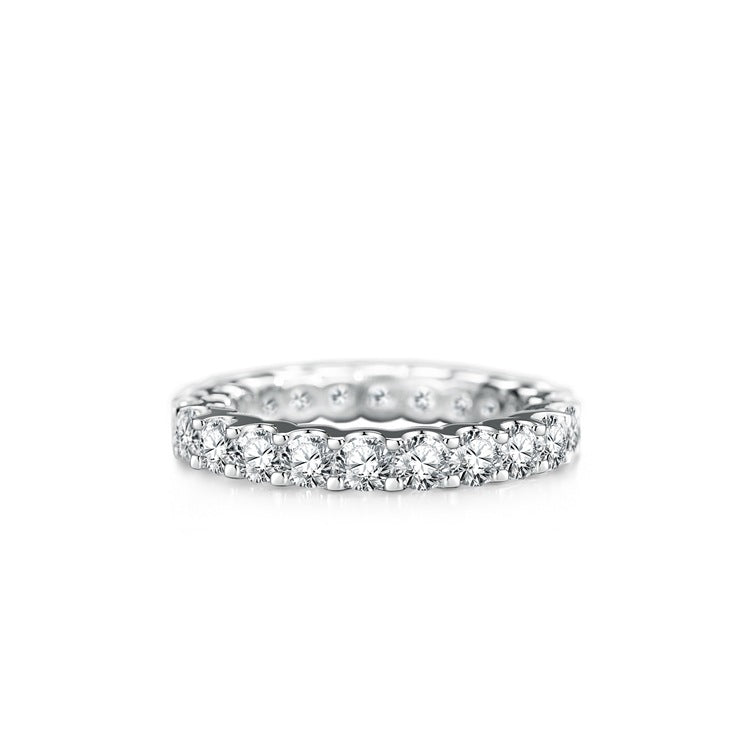 S925 Silver Diamond Ring