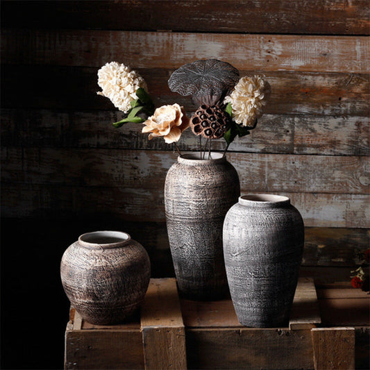 Retro Ceramic Floor Vase