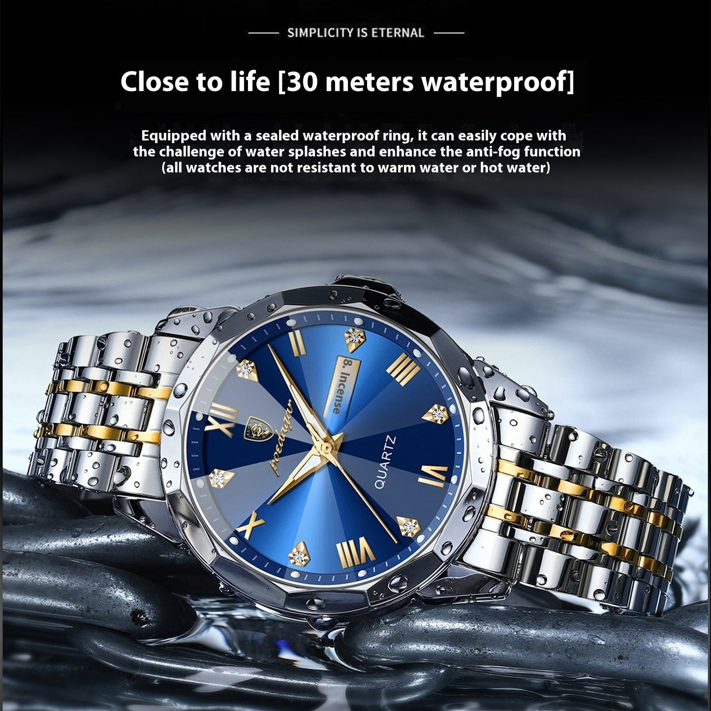 Men’s Waterproof Super Luminous Luxury Watch