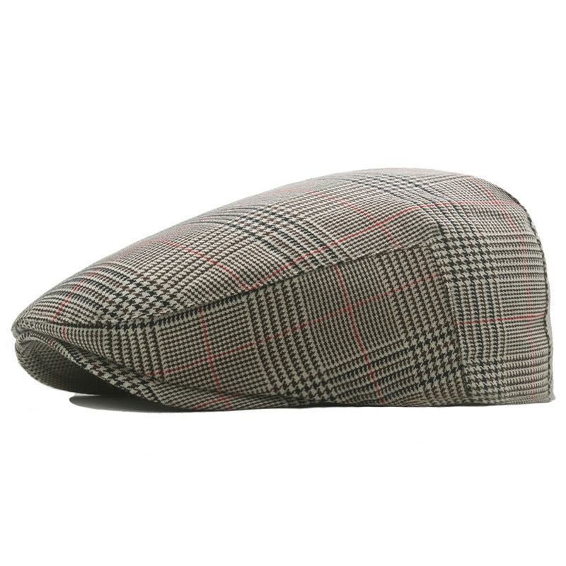 Winter Tweed Newsboy Cap Men Retro Beret