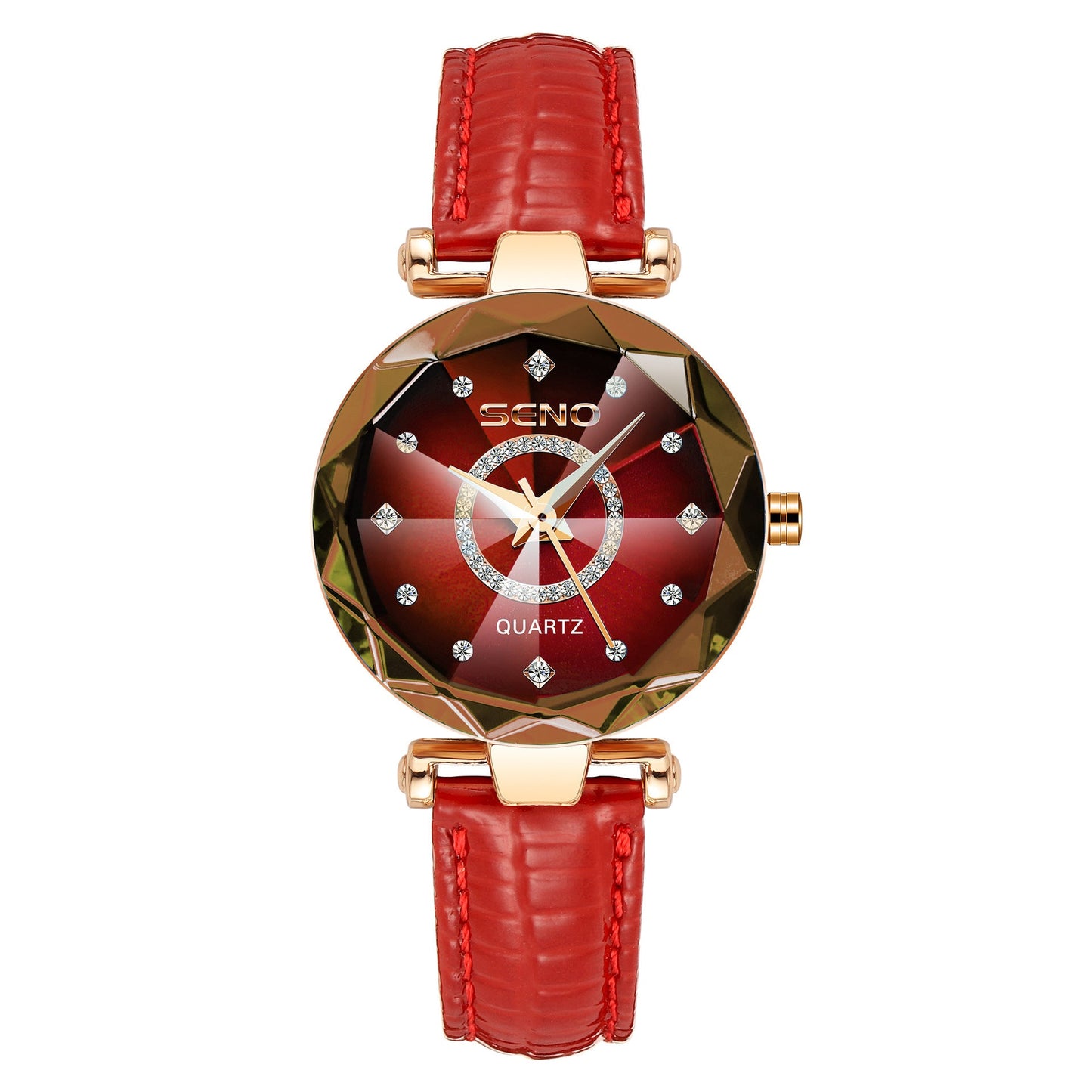 Women’s Solid Glass Waterproof Watch