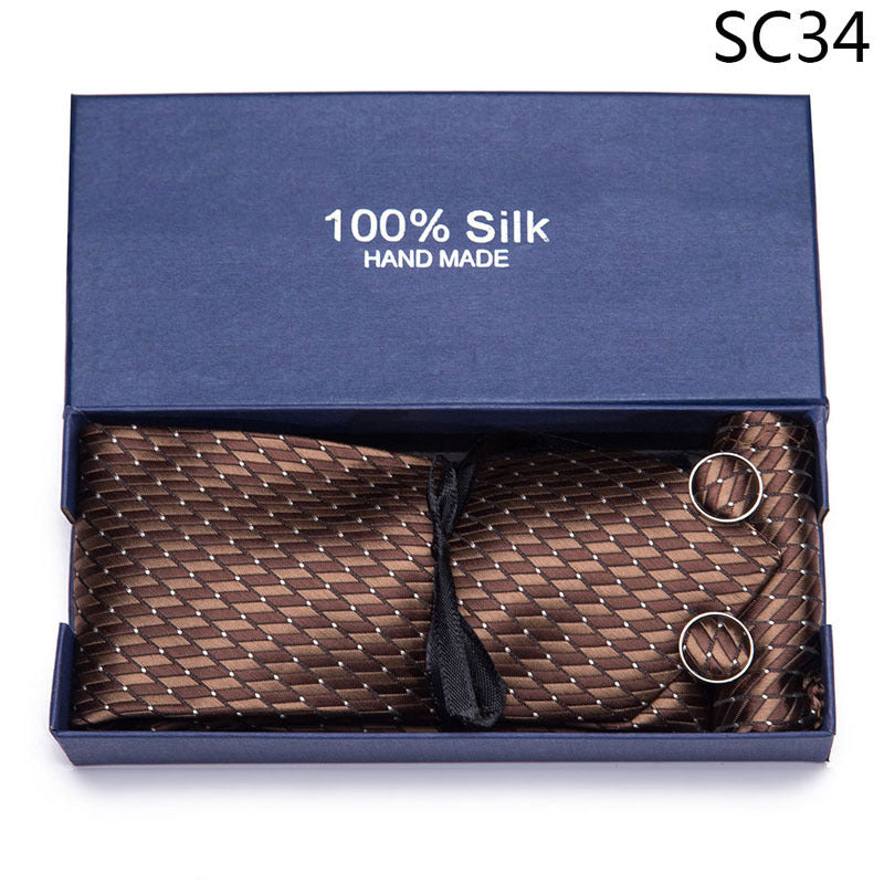 Men's Business Formal Tie Set