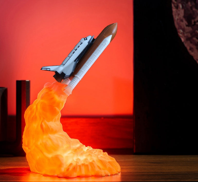 3D Rocket Space Shuttle Lamp