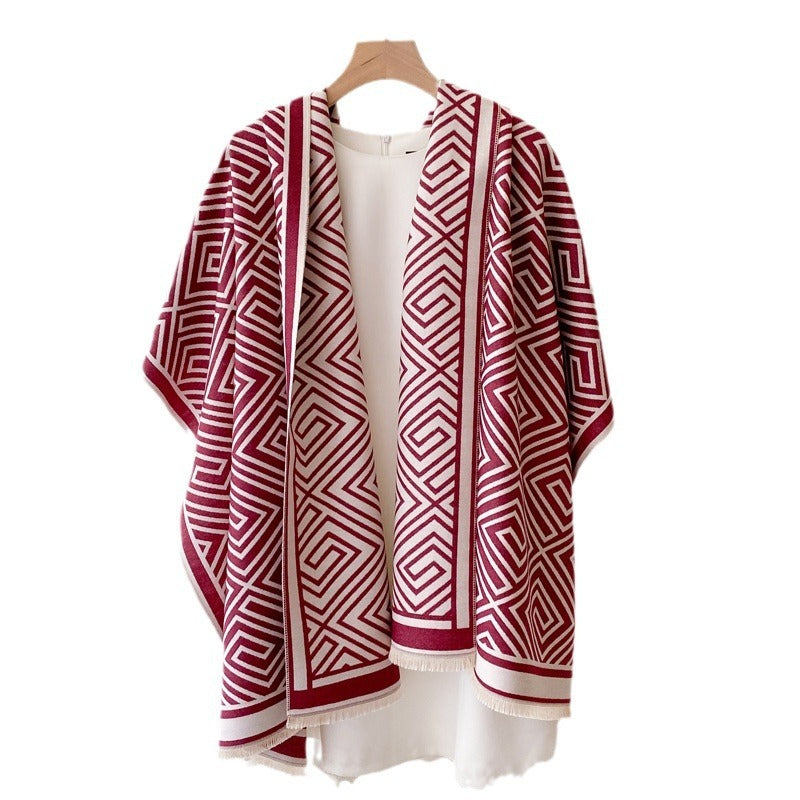 Warm Wool Office Cloak