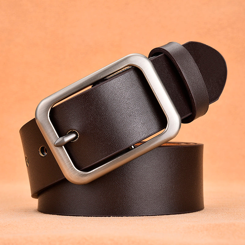 Leather Pin Buckle Casual Belt