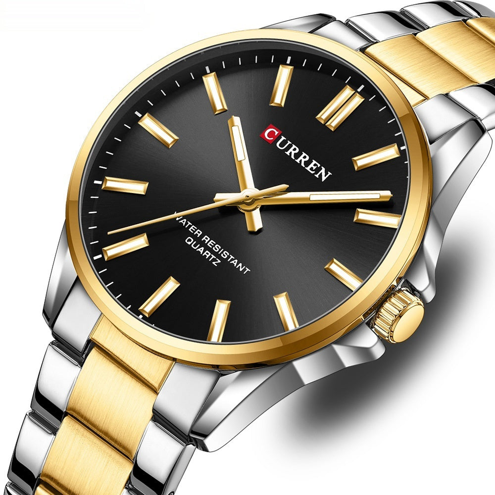 Men's Steel Strap Business Watch