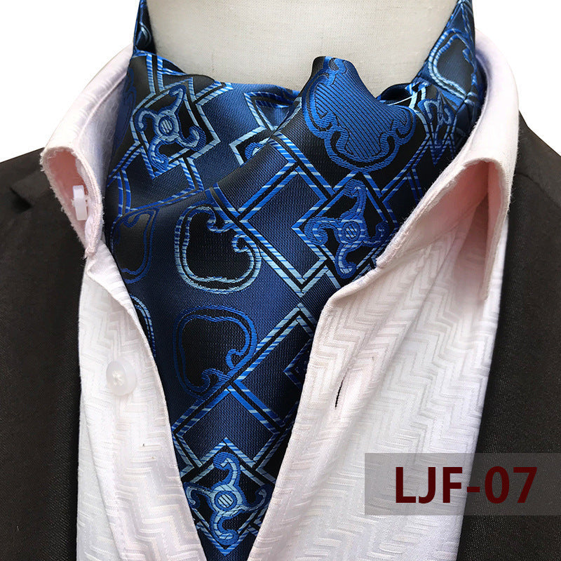 Men's Jacquard Polyester British Scarf