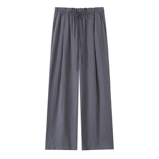 Women's Paper Bag Belted Trousers