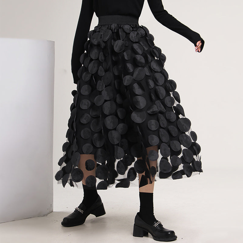 Retro A-Line Flare Skirt