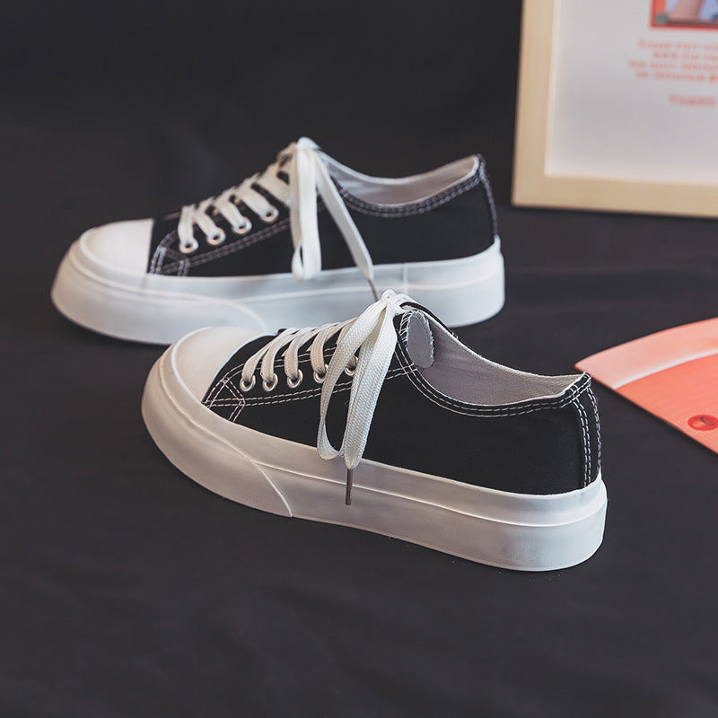Women’s Low-top Platform Canvas Shoes