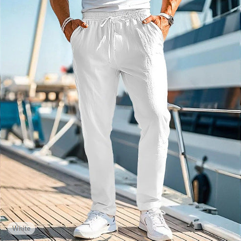 Men's Summer Elastic Waist Trousers