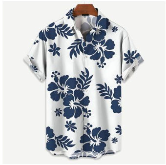 Halloween Print Loose Men's Shirt