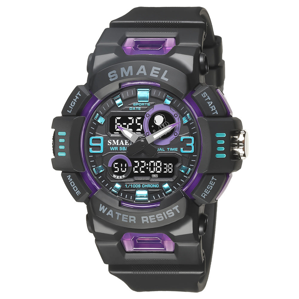 Outdoor Dual-Display Sports Alarm Watch
