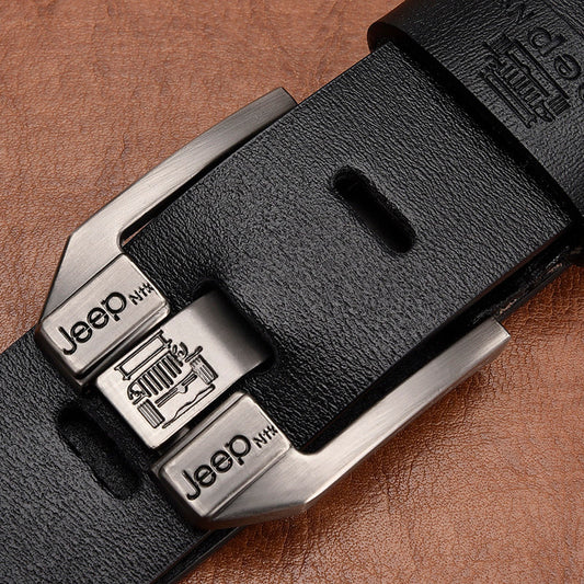 Leather Pin Buckle Casual Belt