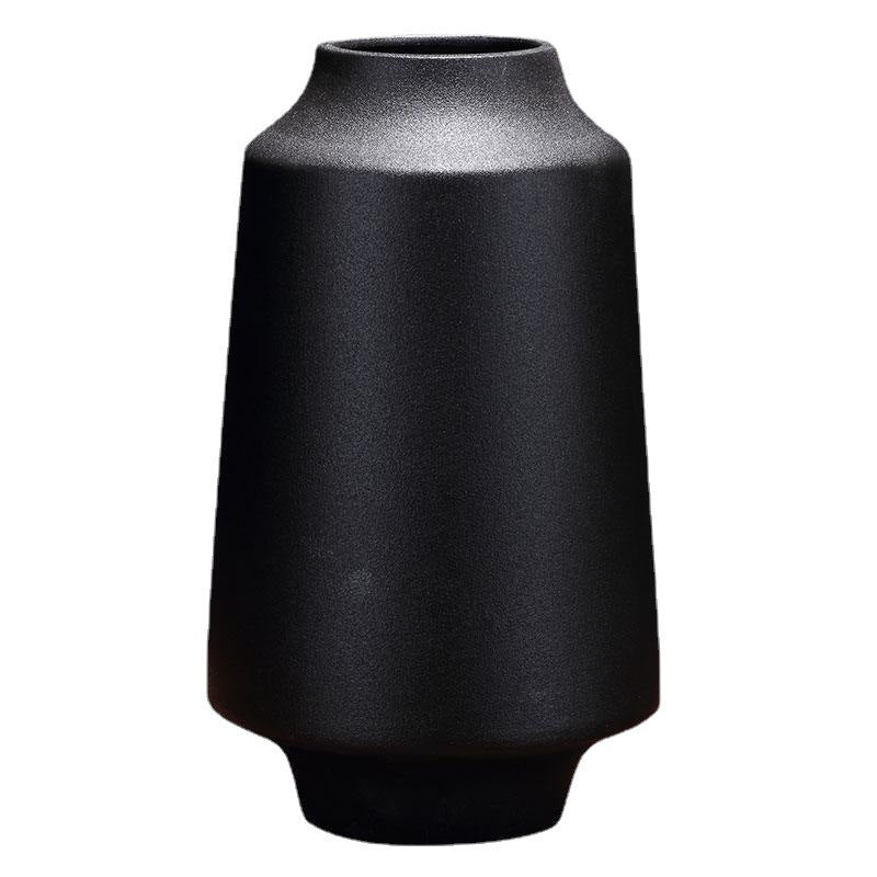 Black Ceramic Vase Decor