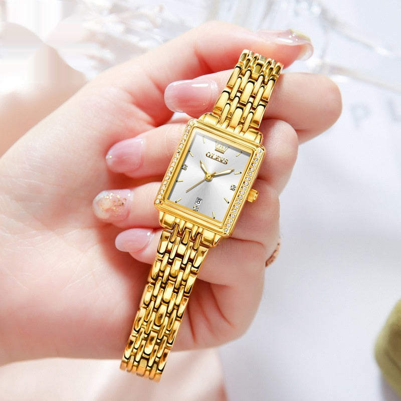 Women's Simple Square OLEVS Watch