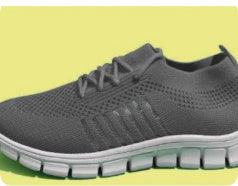 Breathable Knit Women's Flat Shoes