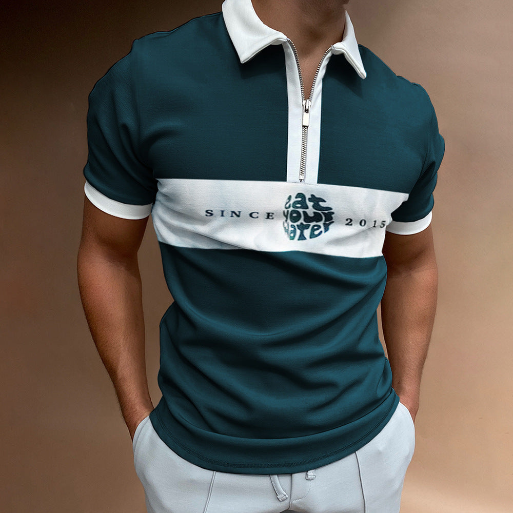 POLO Lapel 3D Pattern Top