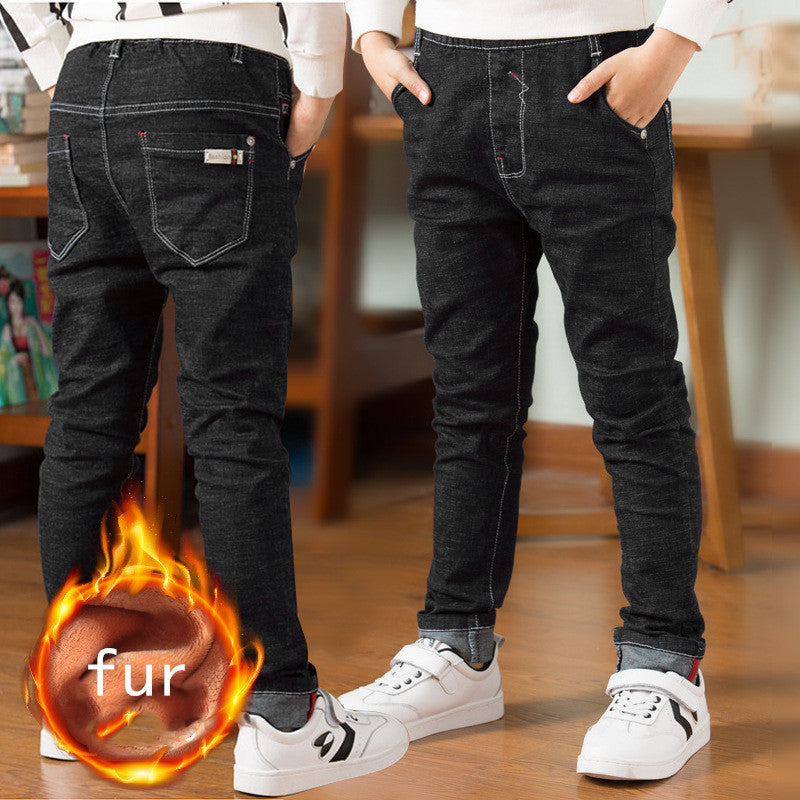 Winter Boys' Fleece Jeans