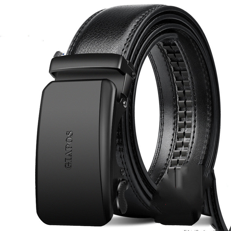 Men's Cowhide Leather Automatic Belt