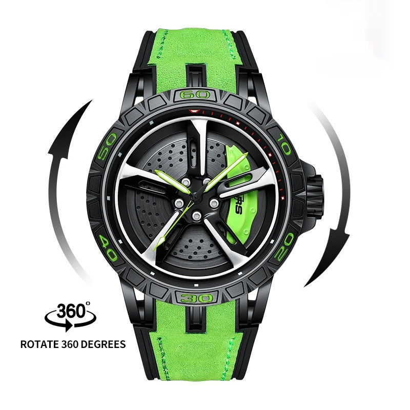 Men’s 3D Hollow Wheel Watch