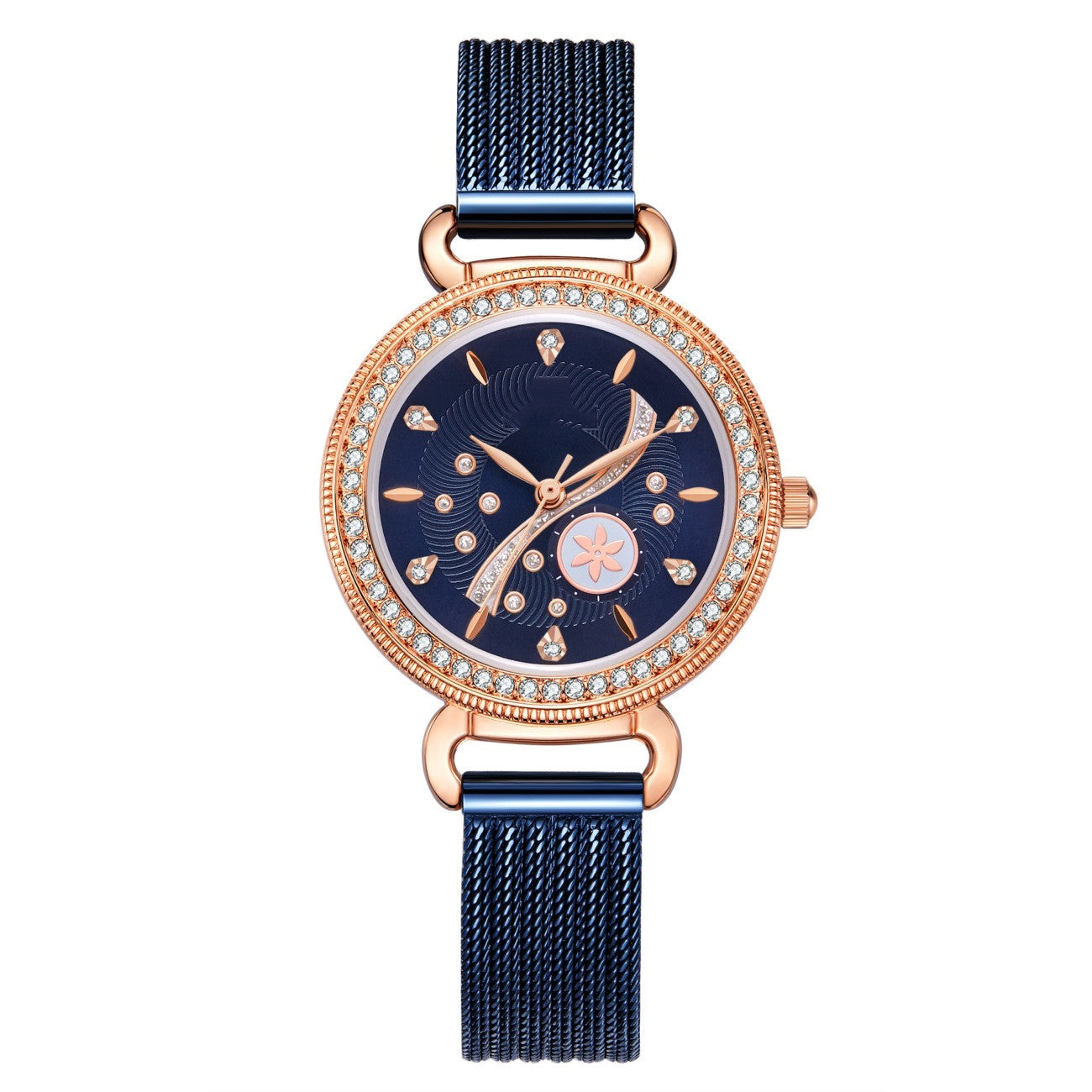 Diamond Steel Mesh Watch