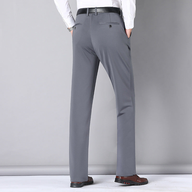 Men's Loose Straight Business Pants