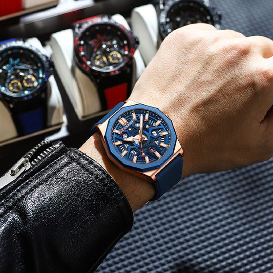 Men's Calendar Quartz Fashion Casual Watch