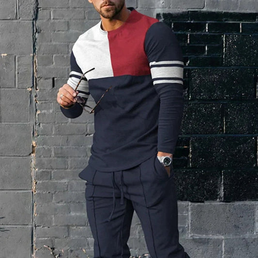 Men's Multicolor Long Sleeve Suit