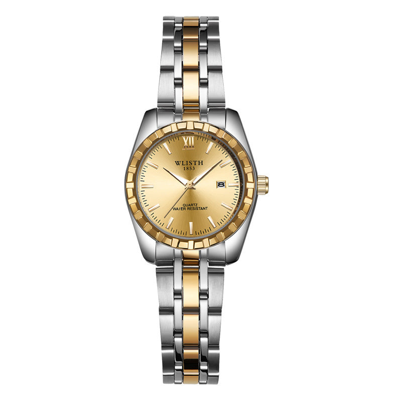Couple Steel Band Watch