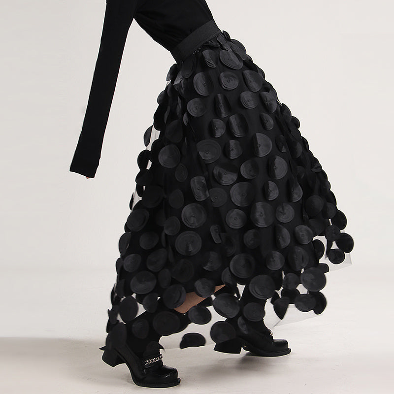 Retro A-Line Flare Skirt