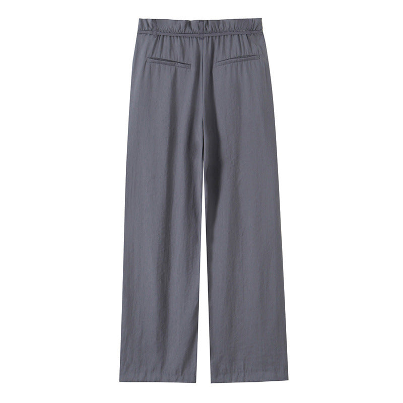 Women's Paper Bag Belted Trousers