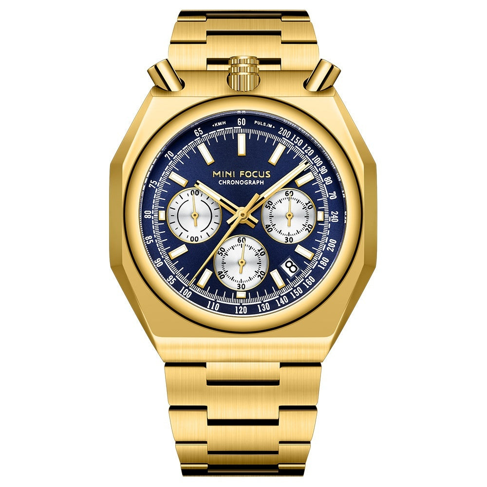Men’s Steel Retro Quartz Watch