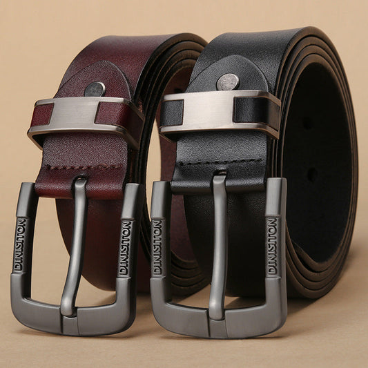 Business Youth Men's Leather Belt