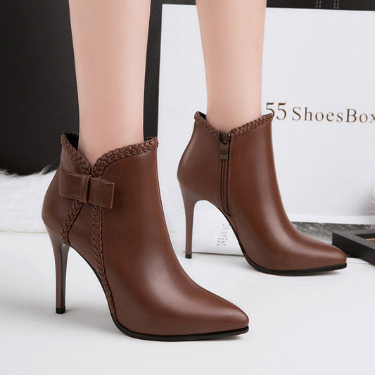 Sexy Pointed Toe High Heel Boots