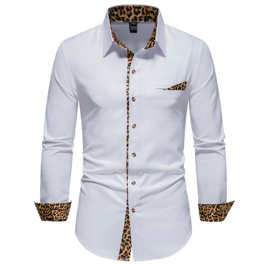 Men's Color Matching Shirt