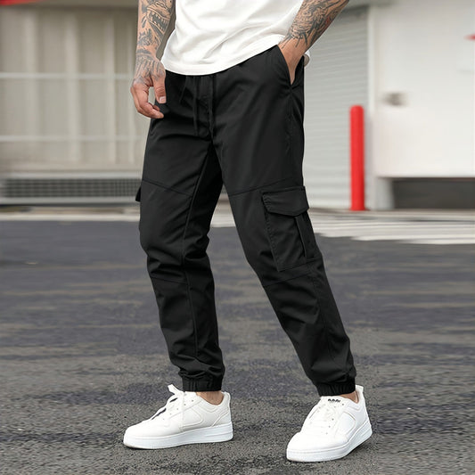 Solid Color Casual Sports Jogger Pants