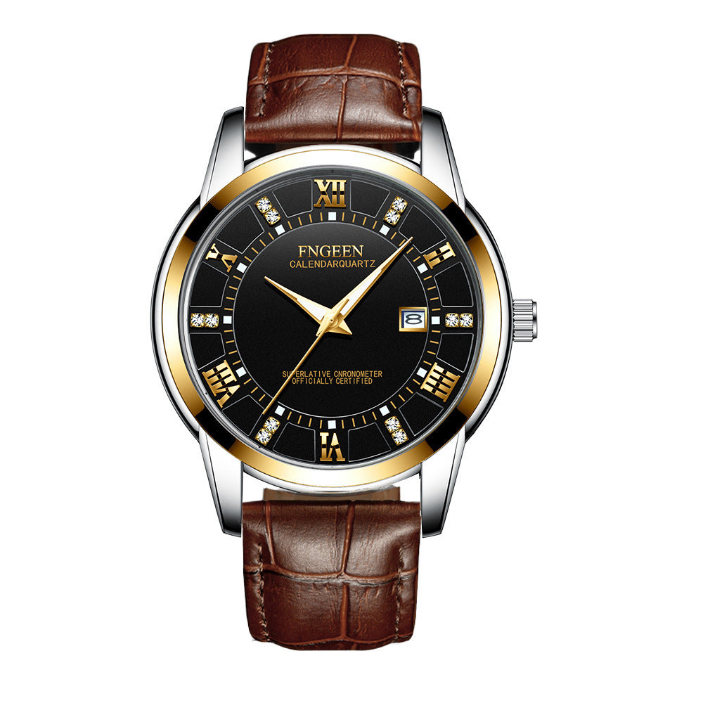 Ultra-thin Waterproof Business Watch
