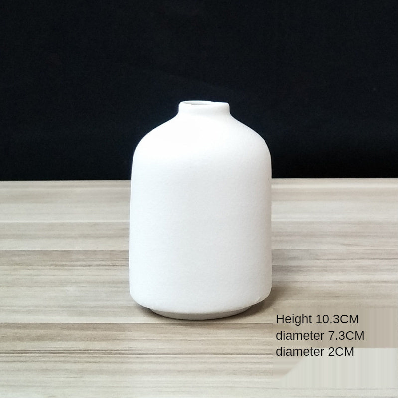 Retro Frosted Ceramic Vase