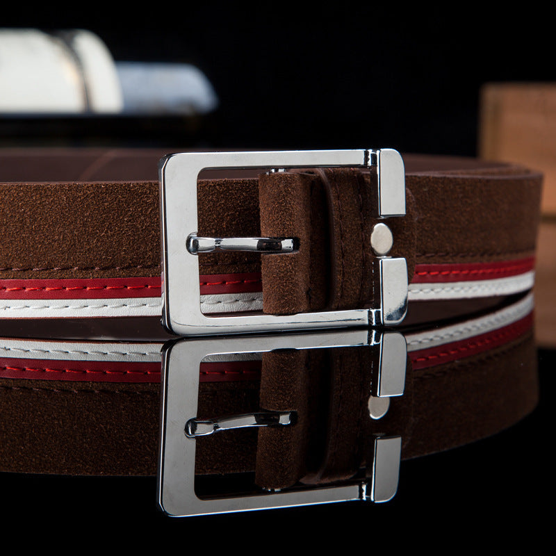 Men's Alloy Pin Buckle Belt