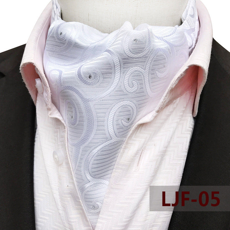 Men's Jacquard Polyester British Scarf