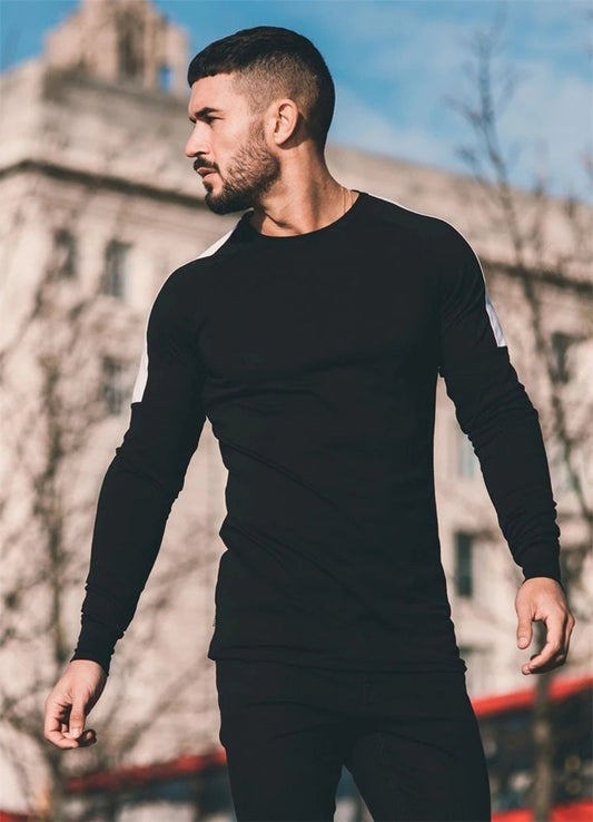 Men's Long Sleeve Bottoming Shirt