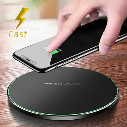 Fast Wireless Charger Pad for iPhone & Samsung
