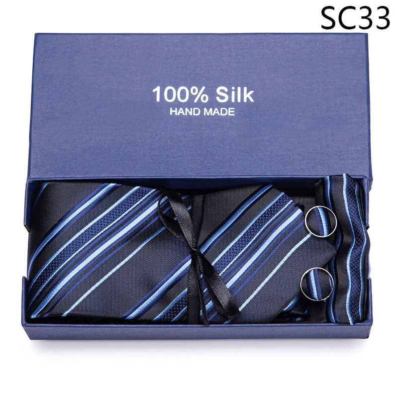 Men's Business Formal Tie Set