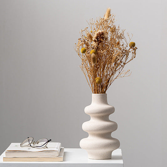 Fashion Diamond-Shaped Ceramic Vase