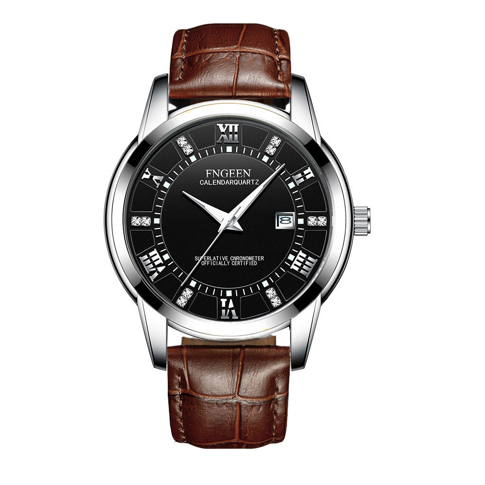 Ultra-thin Waterproof Business Watch