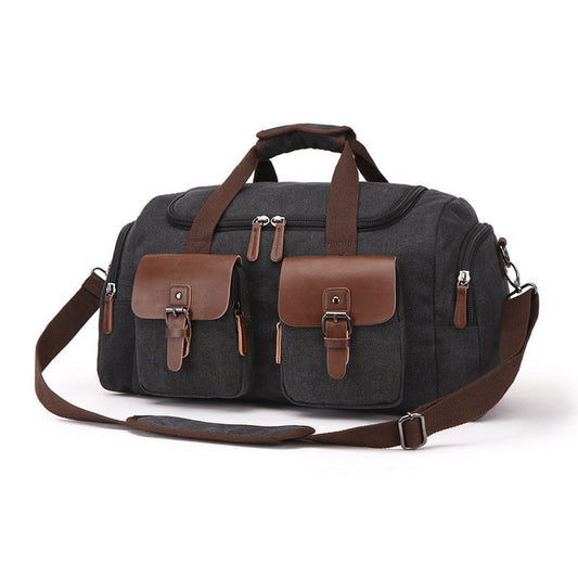European American Style Canvas Travel Bag