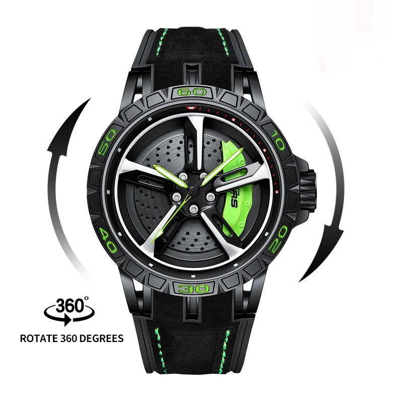 Men’s 3D Hollow Wheel Watch