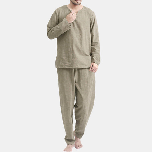 Two-piece Thin Breathable Pajamas