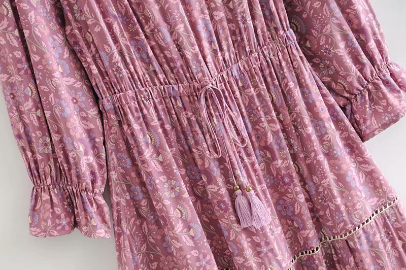 Statement Print Long Dress